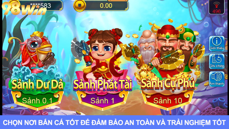 Lý do nên chọn nơi bắn cá TP uy tín